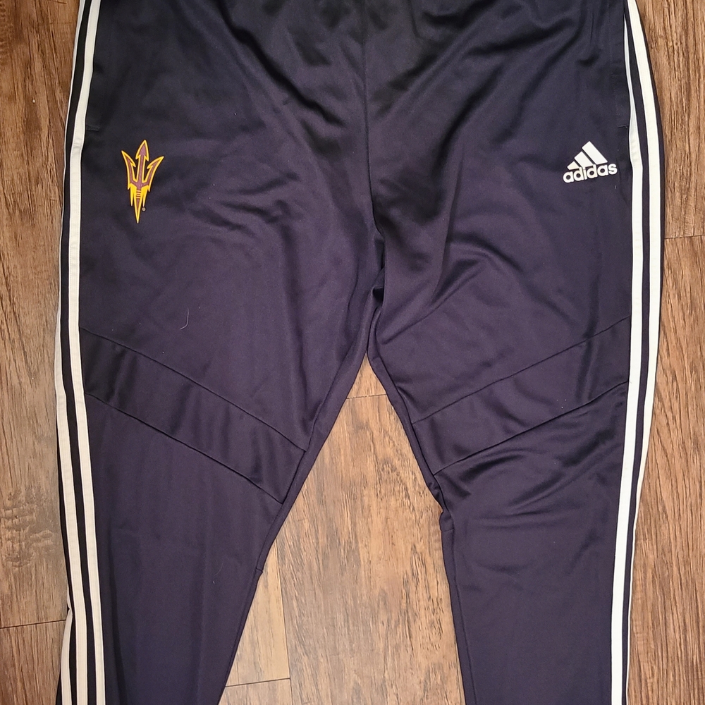 Adidas Arizona State Sun Devils Mens Black Tiro21 Team Logo Pants